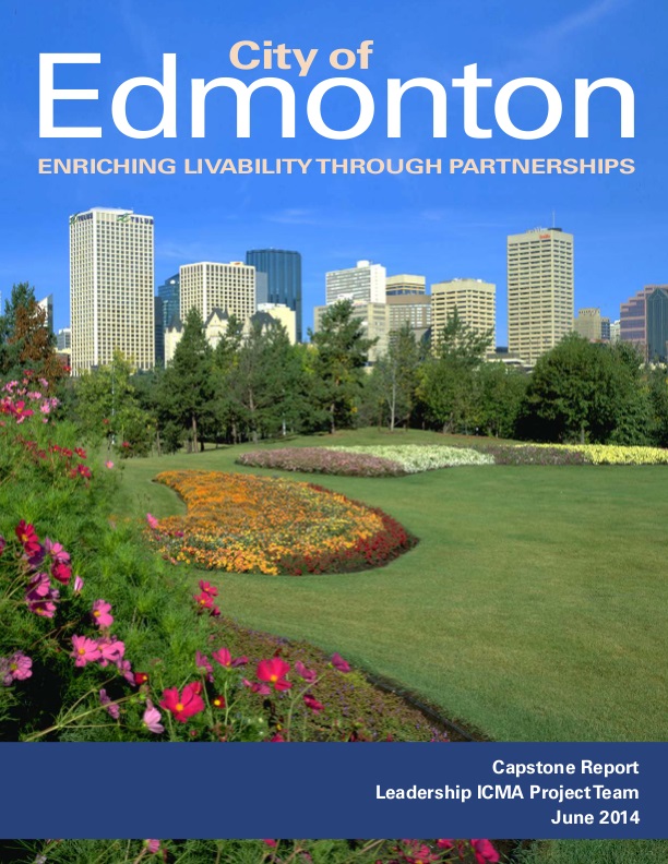 City Of Edmonton - Enriching Livability Through Partnerships | Icma.org